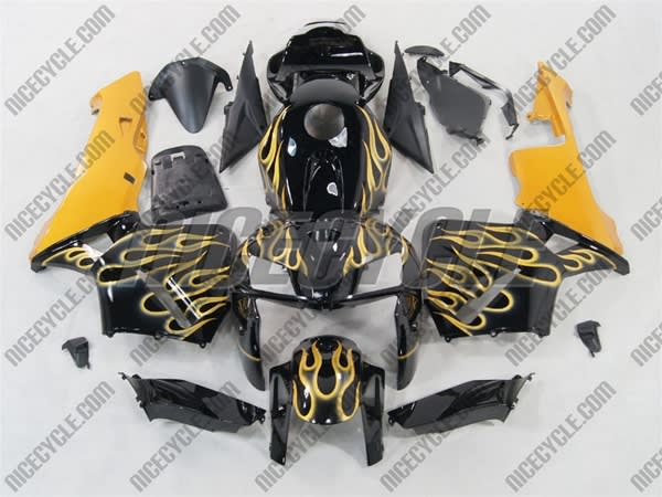Honda CBR 600RR Yellow Fire Fairings Honda CBR 600RR Yellow Fire Fairings