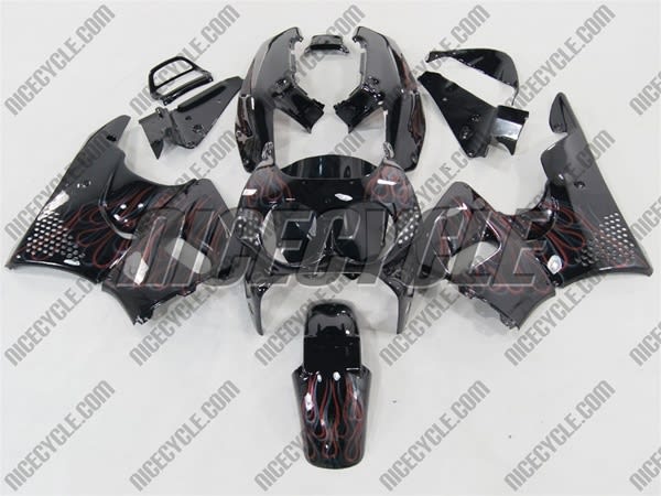 Honda CBR 900RR Red Flame Fairings Honda CBR 900RR Red Flame Fairings