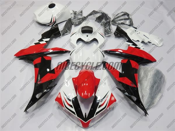 Yamaha YZF-R1 Red/Black Star Fairings Yamaha YZF-R1 Red/Black Star Fairings