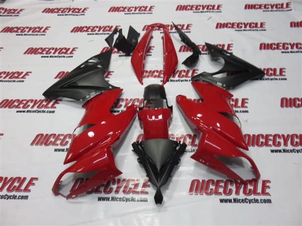 Kawasaki Ninja 650R Deep Red Fairings Kawasaki Ninja 650R Deep Red Fairings