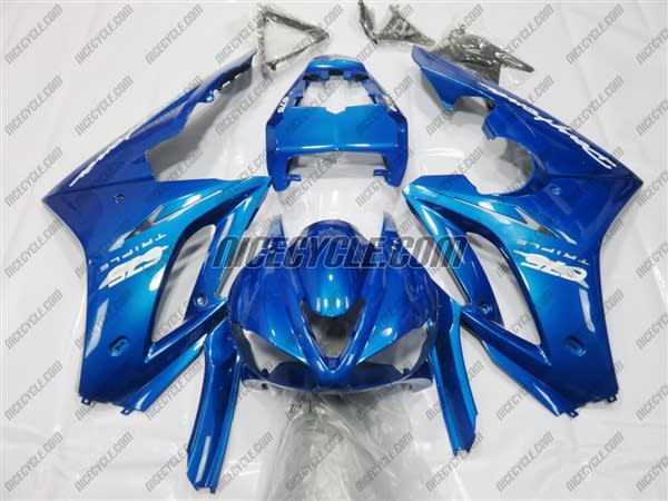 Triumph Daytona 675 Metallic Blue Fairings Triumph Daytona 675 Metallic Blue Fairings