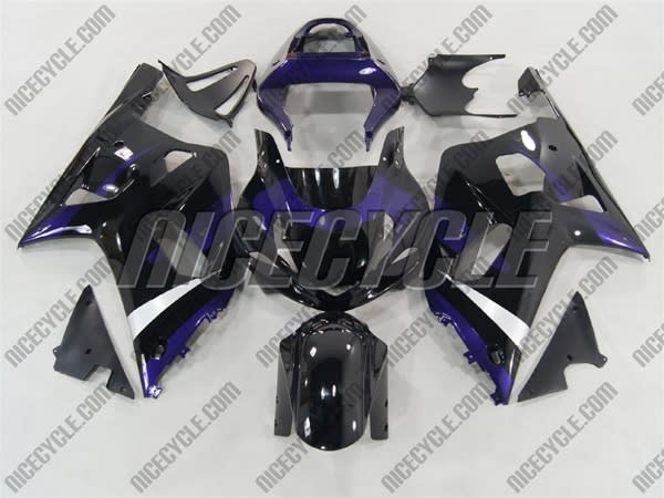 Black/Purple Suzuki GSX-R 600 750 Fairings Black/Purple Suzuki GSX-R 600 750 Fairings