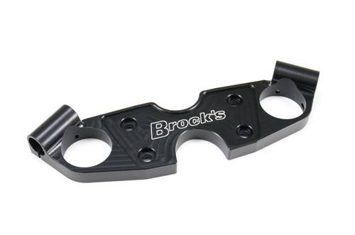 Brocks Suzuki Billet Triple Tree Clamp Black Hayabusa (99-07)