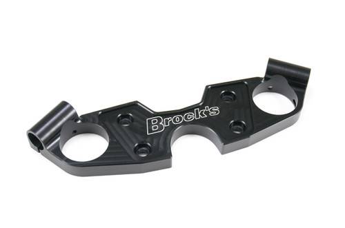 Brocks Suzuki Billet Triple Tree Clamp Black Hayabusa (08-20) Brocks Suzuki Billet Triple Tree Clamp Black Hayabusa (08-20)