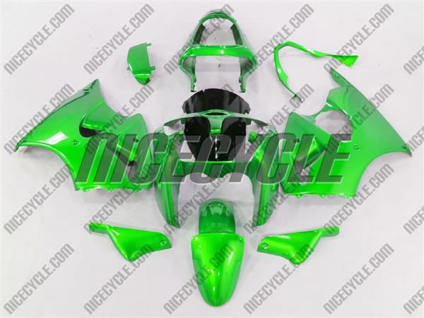 Kawasaki ZX6R Monster Green Fairings Kawasaki ZX6R Monster Green Fairings