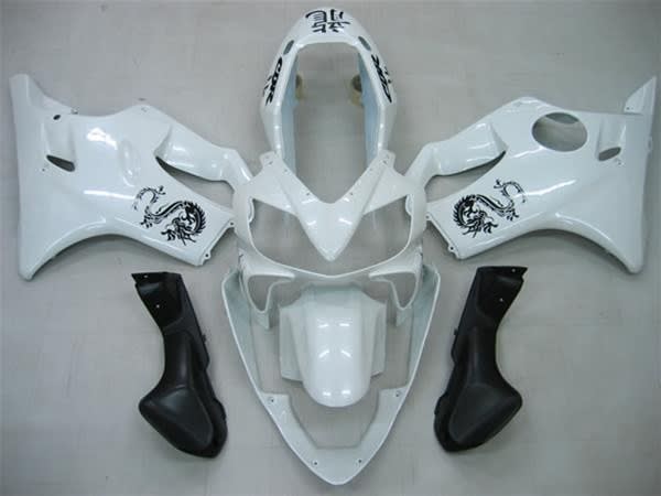 Dragon on White Honda CBR 600 F4i Fairings Dragon on White Honda CBR 600 F4i Fairings