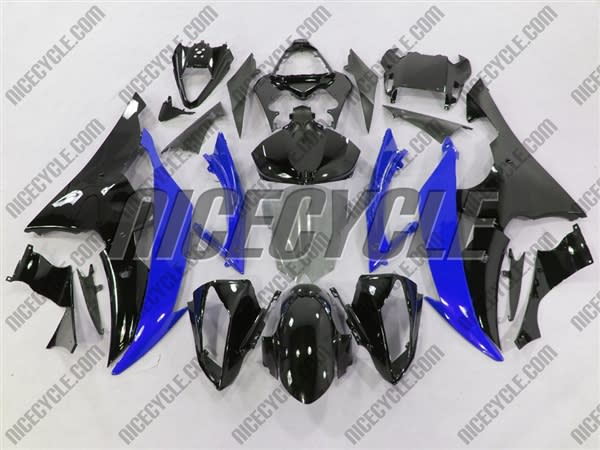 Yamaha YZF-R6 Black/Blue Fairings
