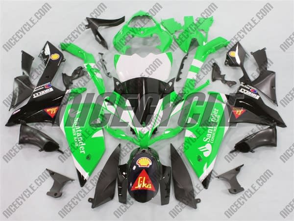 Yamaha YZF-R1 Green Santander Fairings Yamaha YZF-R1 Green Santander Fairings