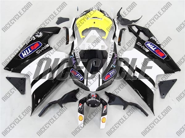 TIM Black Ducati 1198 1098 848 Evo Fairings TIM Black Ducati 1198 1098 848 Evo Fairings