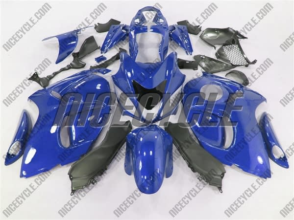 Deep Blue Suzuki GSX-R 1300 Hayabusa Fairings