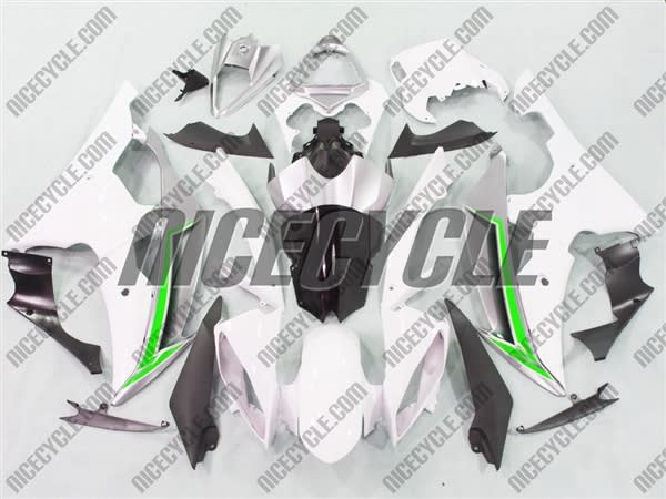 Yamaha YZF-R6 White/Green Fairings Yamaha YZF-R6 White/Green Fairings