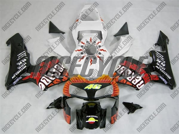 Honda CBR600RR Rossi Repsol White Fairings Honda CBR600RR Rossi Repsol White Fairings
