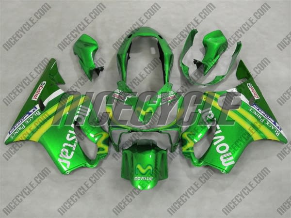 Honda CBR600 F4i Green Movistar Motorcycle Fairings Honda CBR600 F4i Green Movistar Motorcycle Fairings
