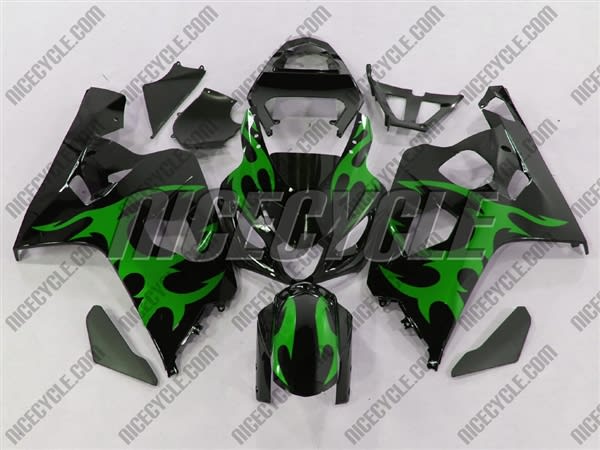 Tribal Green Suzuki GSX-R 600 750 Fairings Tribal Green Suzuki GSX-R 600 750 Fairings