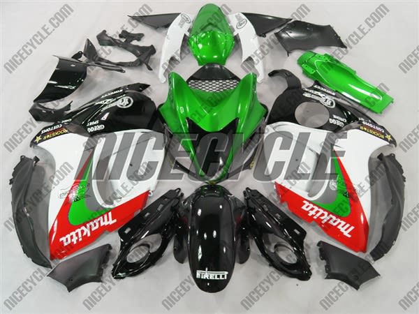 Makita Green Suzuki GSX-R 1300 Hayabusa Fairings
