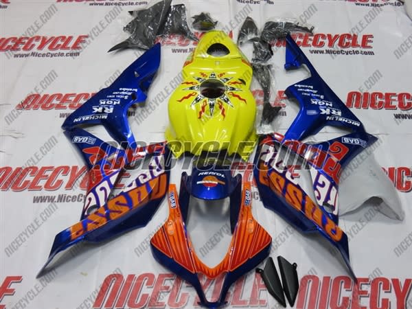Blue Repsol Honda CBR600RR Motorcycle Fairings Blue Repsol Honda CBR600RR Motorcycle Fairings