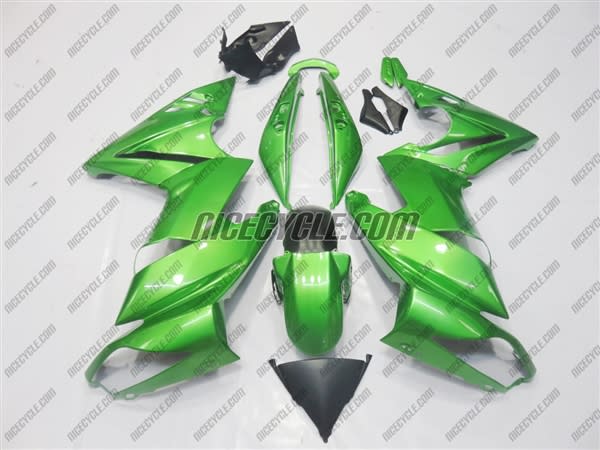 Kawasaki Ninja 650R Metallic Green Fairings Kawasaki Ninja 650R Metallic Green Fairings
