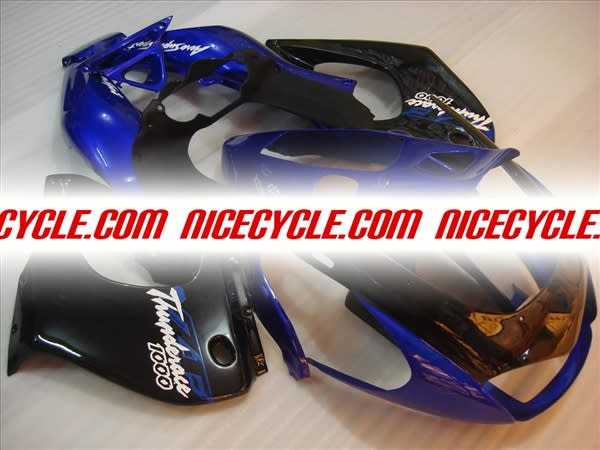 Yamaha YZF 1000 Thunderace Black/Blue Fairings Yamaha YZF 1000 Thunderace Black/Blue Fairings