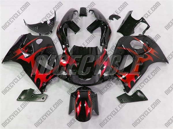 Red Tribal Suzuki SRAD GSX-R 600 750 Fairings Red Tribal Suzuki SRAD GSX-R 600 750 Fairings