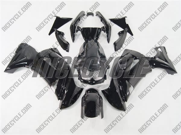 Kawasaki Ninja 650R Solid Black Fairings Kawasaki Ninja 650R Solid Black Fairings
