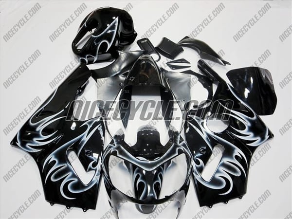 Kawasaki ZX12R Black Tribal Fairings Kawasaki ZX12R Black Tribal Fairings