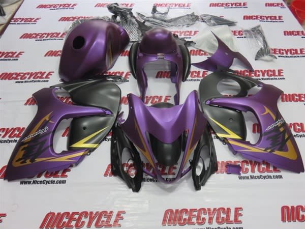Matte Purple/Black Suzuki GSX-R 1300 Hayabusa Fairings Matte Purple/Black Suzuki GSX-R 1300 Hayabusa Fairings