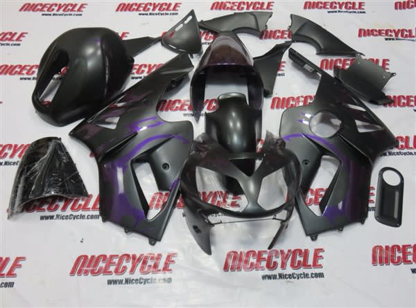 Kawasaki ZX12R Tribal Purple Matte Fairings
