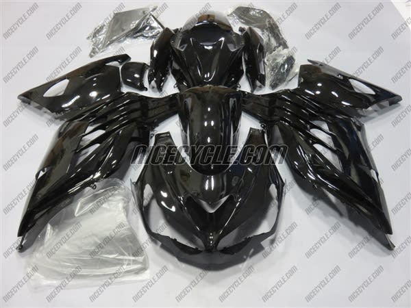 Kawasaki ZX14R Deep Black Fairings Kawasaki ZX14R Deep Black Fairings