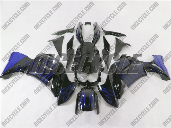 Kawasaki Ninja 650R Blue Flame Fairings Kawasaki Ninja 650R Blue Flame Fairings