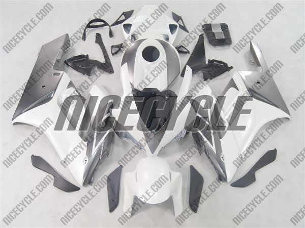Honda CBR 1000RR White/Silver OEM Style Fairings Honda CBR 1000RR White/Silver OEM Style Fairings