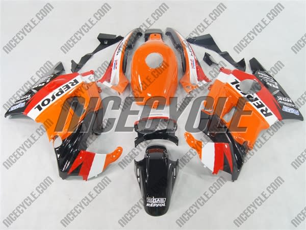 Honda CBR600 F2 Repsol Orange Fairings Honda CBR600 F2 Repsol Orange Fairings