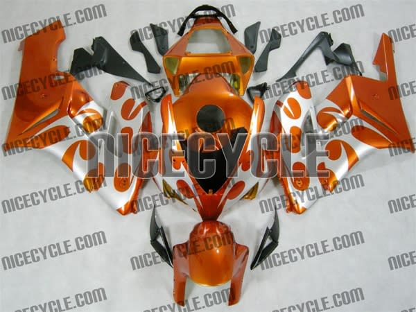 Honda CBR1000RR Metallic Orange/Silver Fairings Honda CBR1000RR Metallic Orange/Silver Fairings
