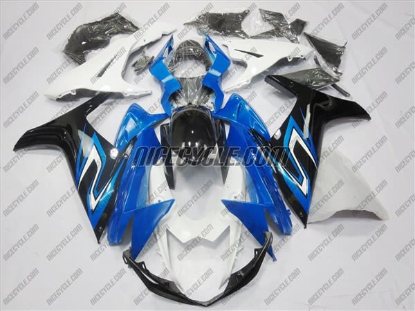Suzuki GSX-R 600 750 White/Blue OEM Style Fairings Suzuki GSX-R 600 750 White/Blue OEM Style Fairings