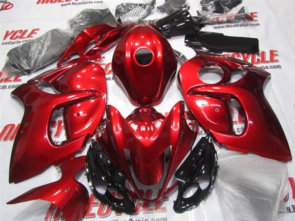 Candy Burgundy Suzuki GSX-R 1300 Hayabusa Fairings Candy Burgundy Suzuki GSX-R 1300 Hayabusa Fairings