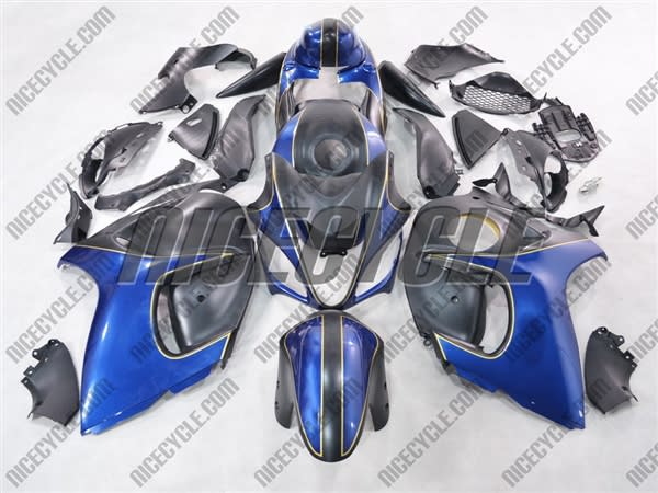 Custom Blue/Matte Suzuki GSX-R 1300 Hayabusa Fairings Custom Blue/Matte Suzuki GSX-R 1300 Hayabusa Fairings