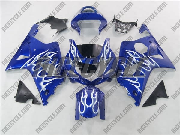 Suzuki GSX-R 1000 Metallic Ice Flames Fairings Suzuki GSX-R 1000 Metallic Ice Flames Fairings