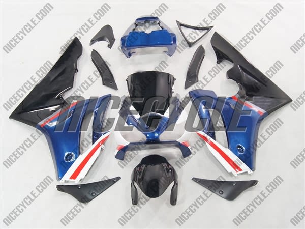 White/Red/Blue Triumph Daytona 675 Fairing White/Red/Blue Triumph Daytona 675 Fairing