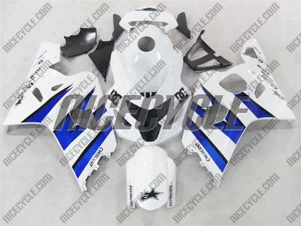 Blue/White Suzuki GSX-R 600 750 Fairings Blue/White Suzuki GSX-R 600 750 Fairings
