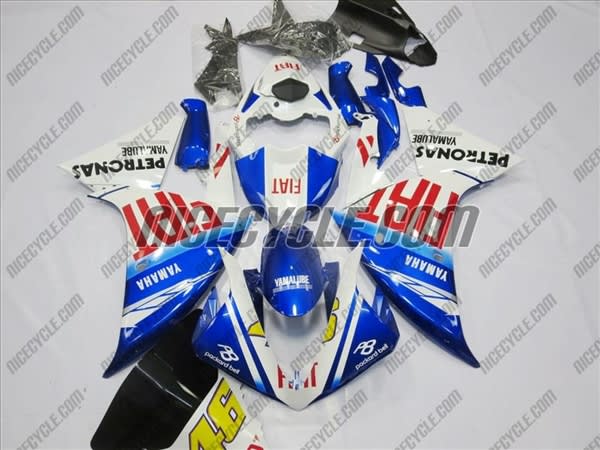 Yamaha YZF-R1 Blue FIAT Fairings Yamaha YZF-R1 Blue FIAT Fairings