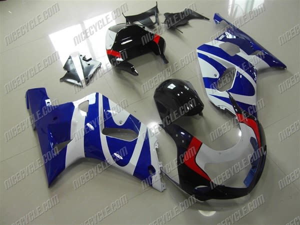 Blue/White OEM Style Suzuki GSX-R 600 750 Fairings