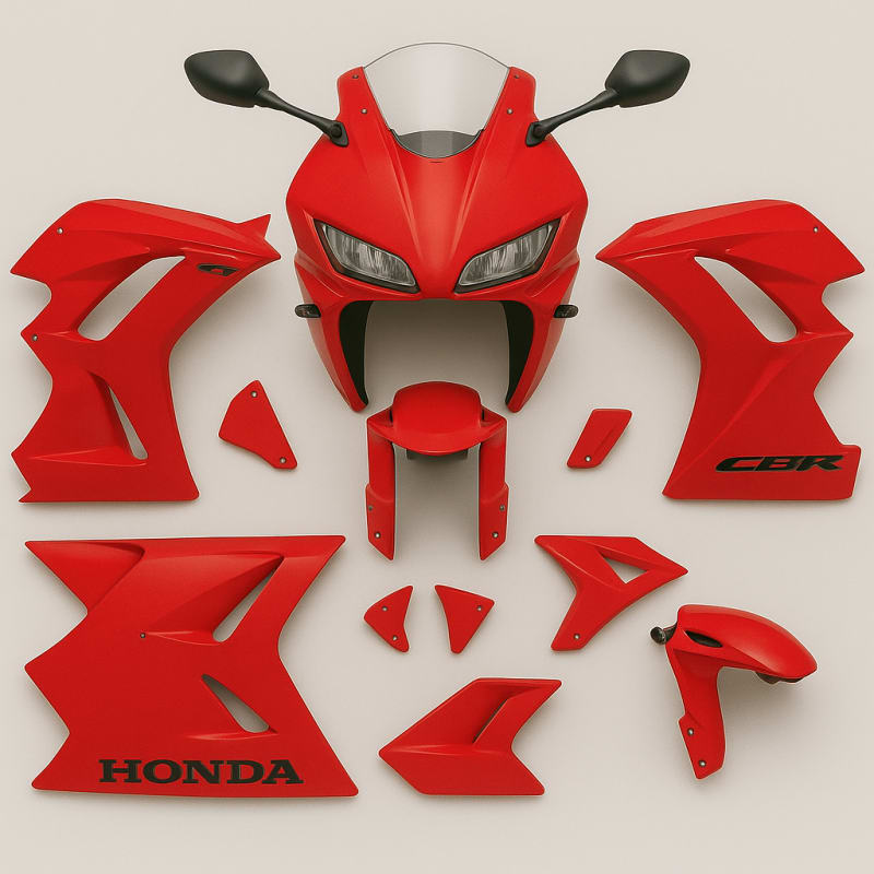 Gloss Red Honda CBR 600RR Motorcycle Fairings Gloss Red Honda CBR 600RR Motorcycle Fairings
