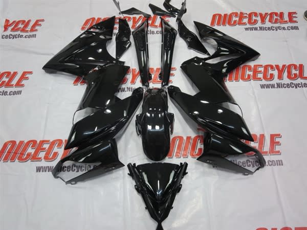 Kawasaki Ninja 650R Gloss Black Fairings Kawasaki Ninja 650R Gloss Black Fairings