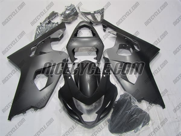 Satin Black Suzuki GSX-R 600 750 Fairings Satin Black Suzuki GSX-R 600 750 Fairings