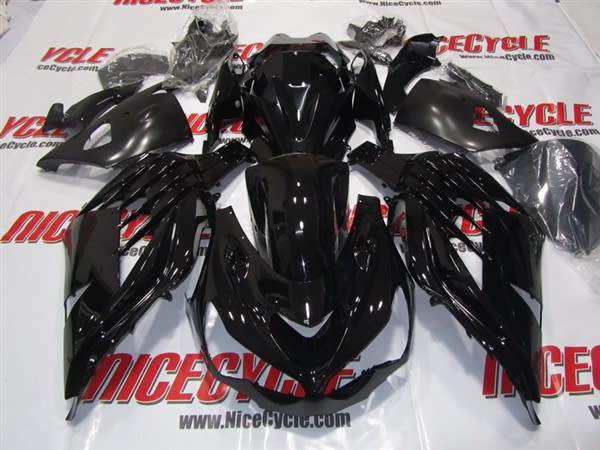 Kawasaki ZX14R Solid Black Fairings Kawasaki ZX14R Solid Black Fairings