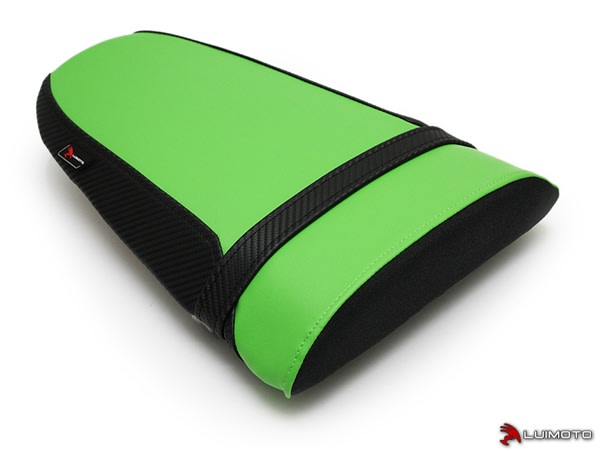 Kawasaki ZX12R Black/Green Passenger Seat Kawasaki ZX12R Black/Green Passenger Seat
