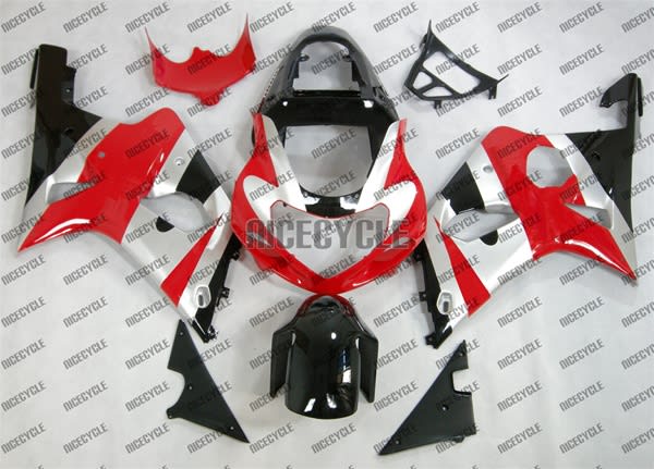 Suzuki GSX-R 1000 OEM Style Red/Silver Fairings Suzuki GSX-R 1000 OEM Style Red/Silver Fairings