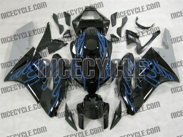 Honda CBR1000RR Blue Flame/Silver Fairings Honda CBR1000RR Blue Flame/Silver Fairings
