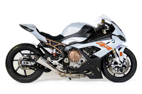 Brocks Penta-Carbon Full System 15" Muffler (Polished) S1000RR (20-24) Brocks Penta-Carbon Full System 15" Muffler (Polished) S1000RR (20-24)