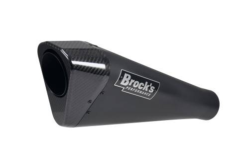 Brocks Penta-Carbon Full System 15" Muffler (Black) S1000RR (20-24)