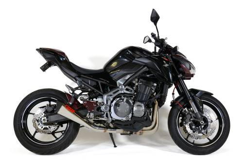Brocks Kawasaki Penta-Carbon Full System 15" Muffler (Polished) Z900 (17-24)